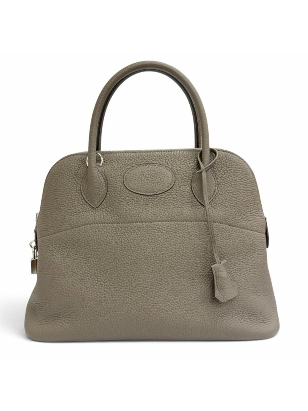 Hermes Bolide 31 Taurillon Clemence Etain Silver Handbag Time